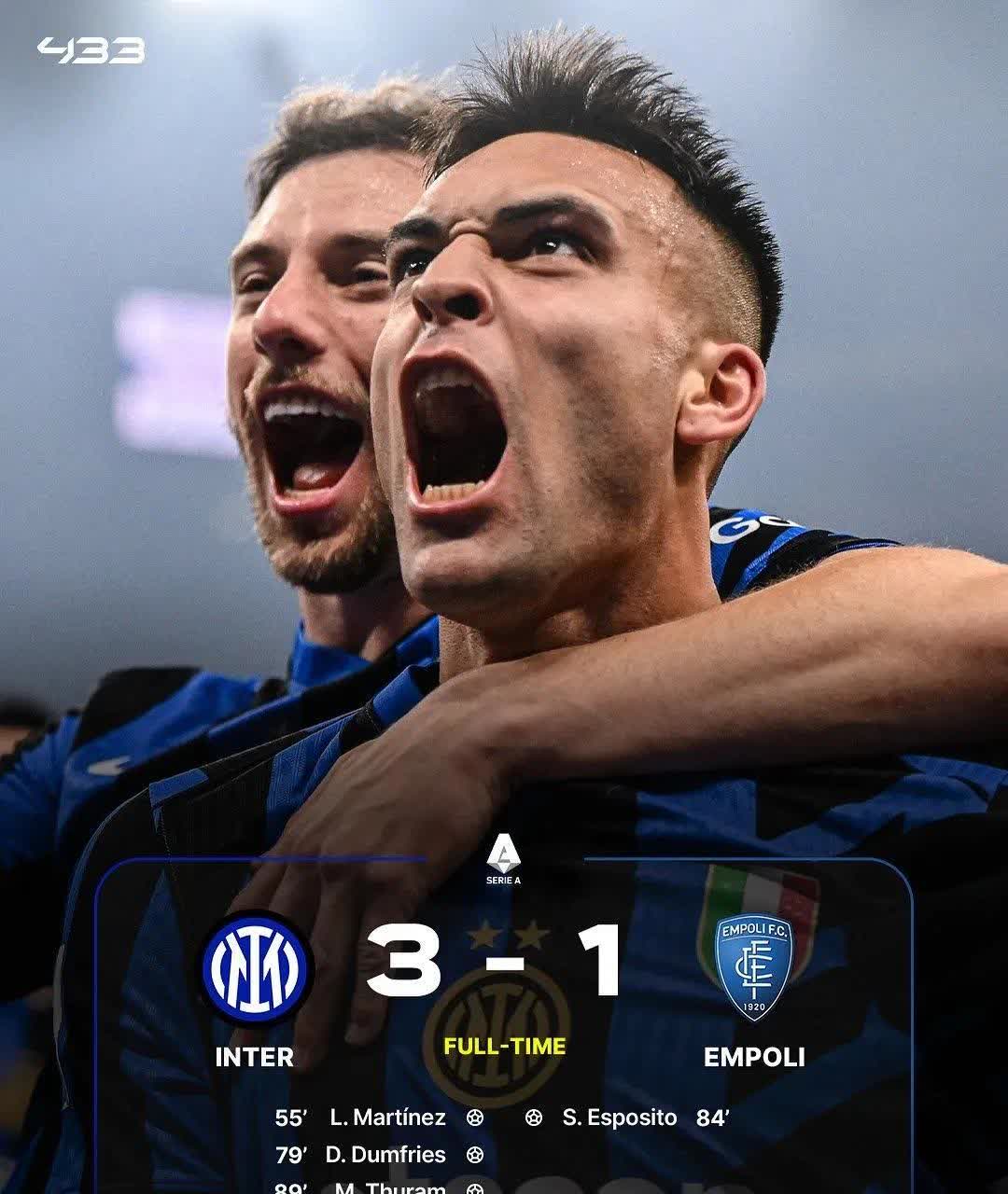 国际米兰-大败联赛领先优势缩小