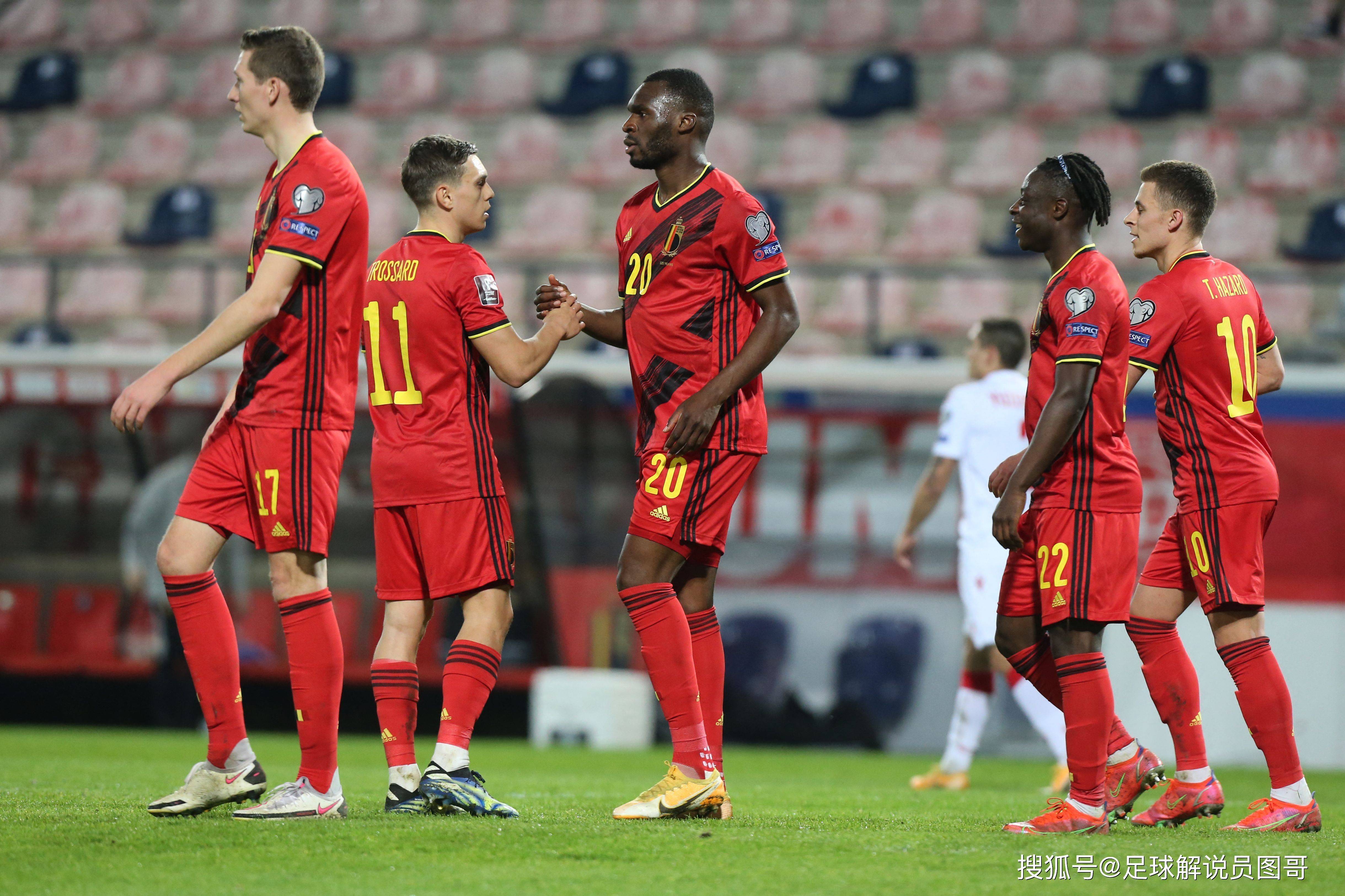 比利时队与德国队在大赛中角逐 比利时队与德国队在大赛中角逐