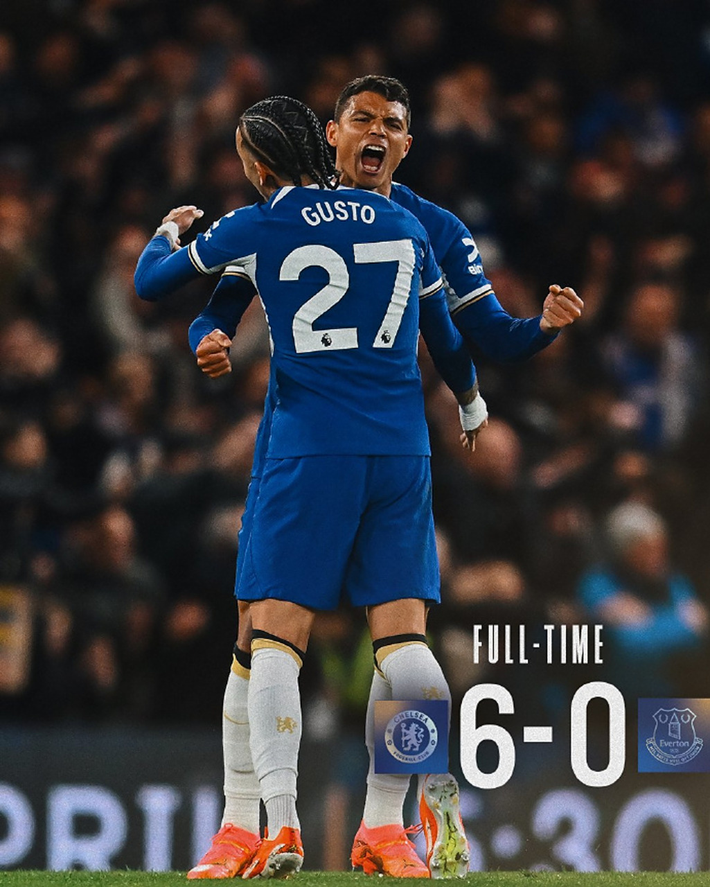 切尔西主场大胜晋级英超最强