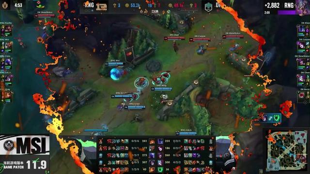 RNG险胜GEN，Bin开启传奇时刻半决赛3:1（巴黎）