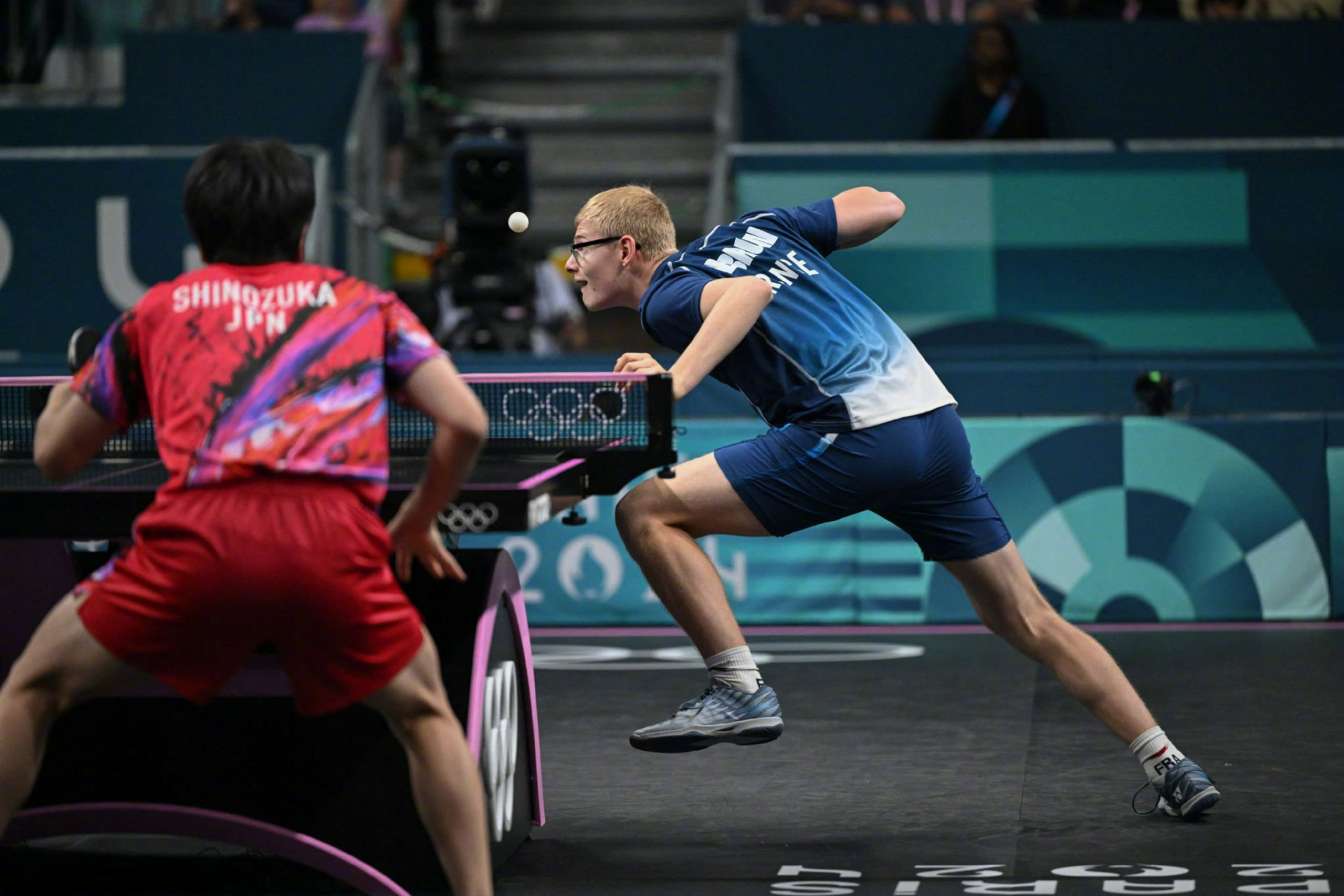 奥地利队绝杀法国队,张本智和高光表现 奥地利队绝杀法国队,张本智和高光表现