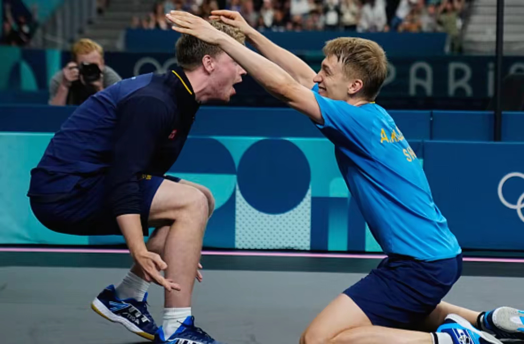 瑞典队险胜日本队，张继科状态火热